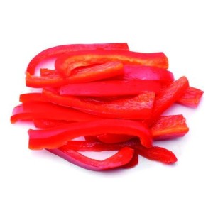 Red pepper cut into strips, frozen, OERLEMANS, 2,5 kg
